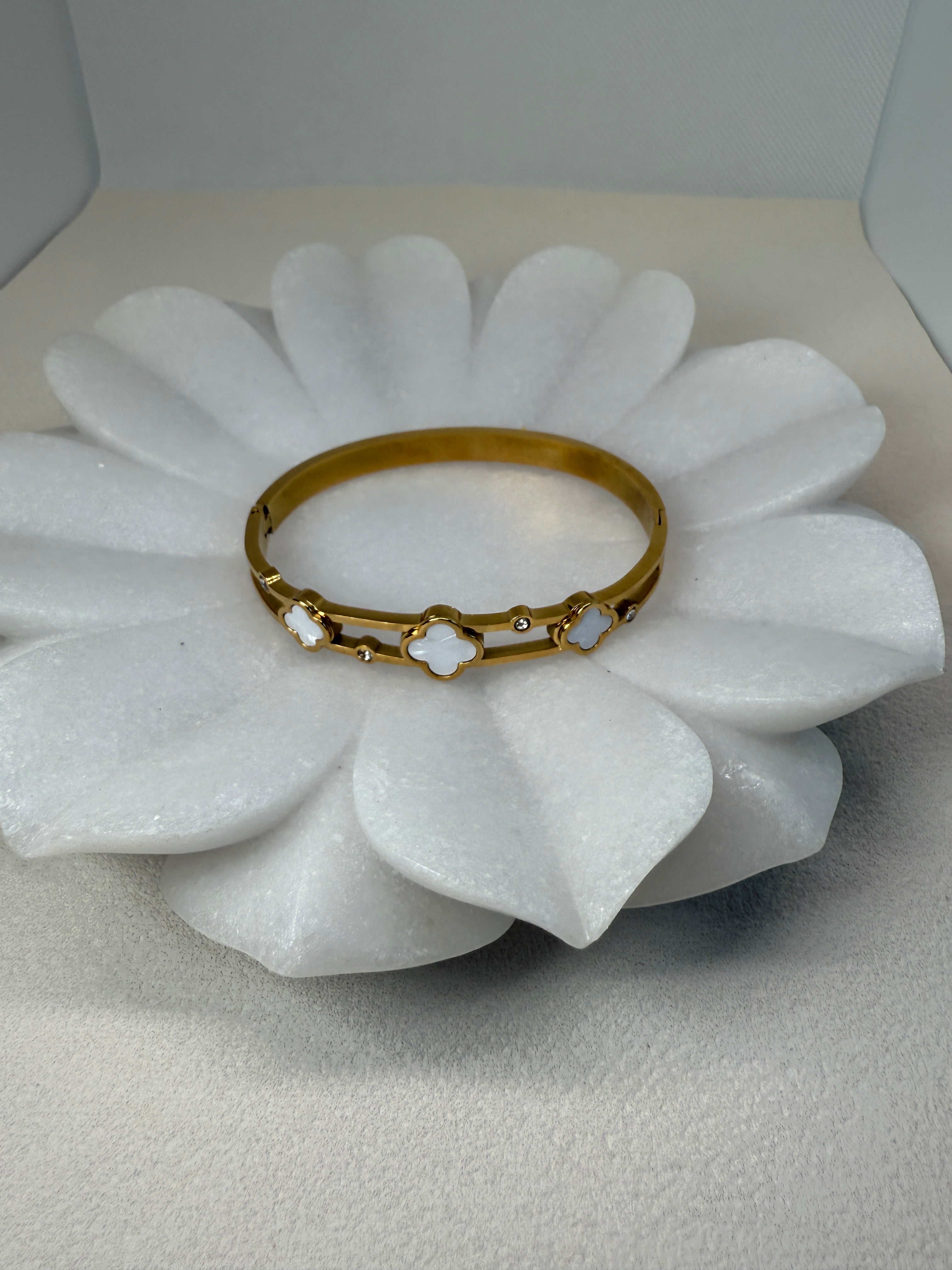 18K Gold Plated Stainless Steel Bangle
