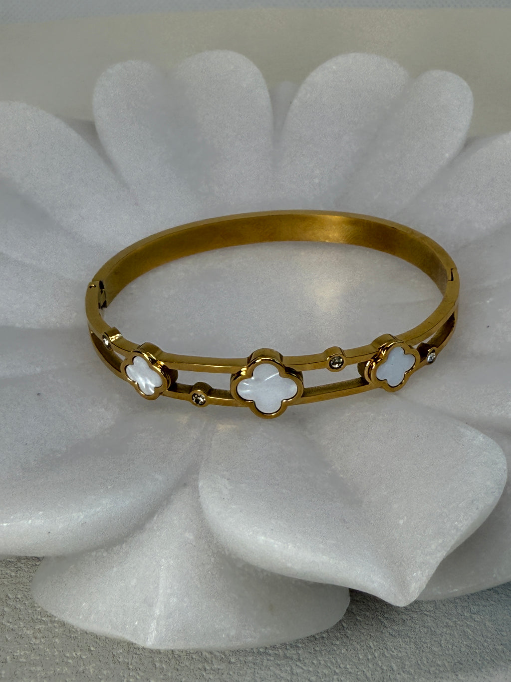 18K Gold Plated Stainless Steel Bangle