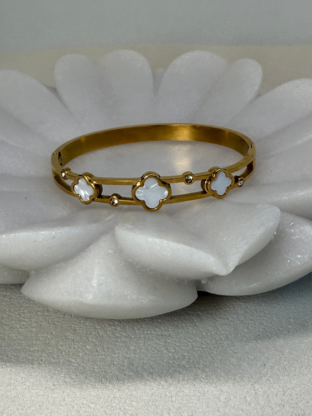 18K Gold Plated Stainless Steel Bangle