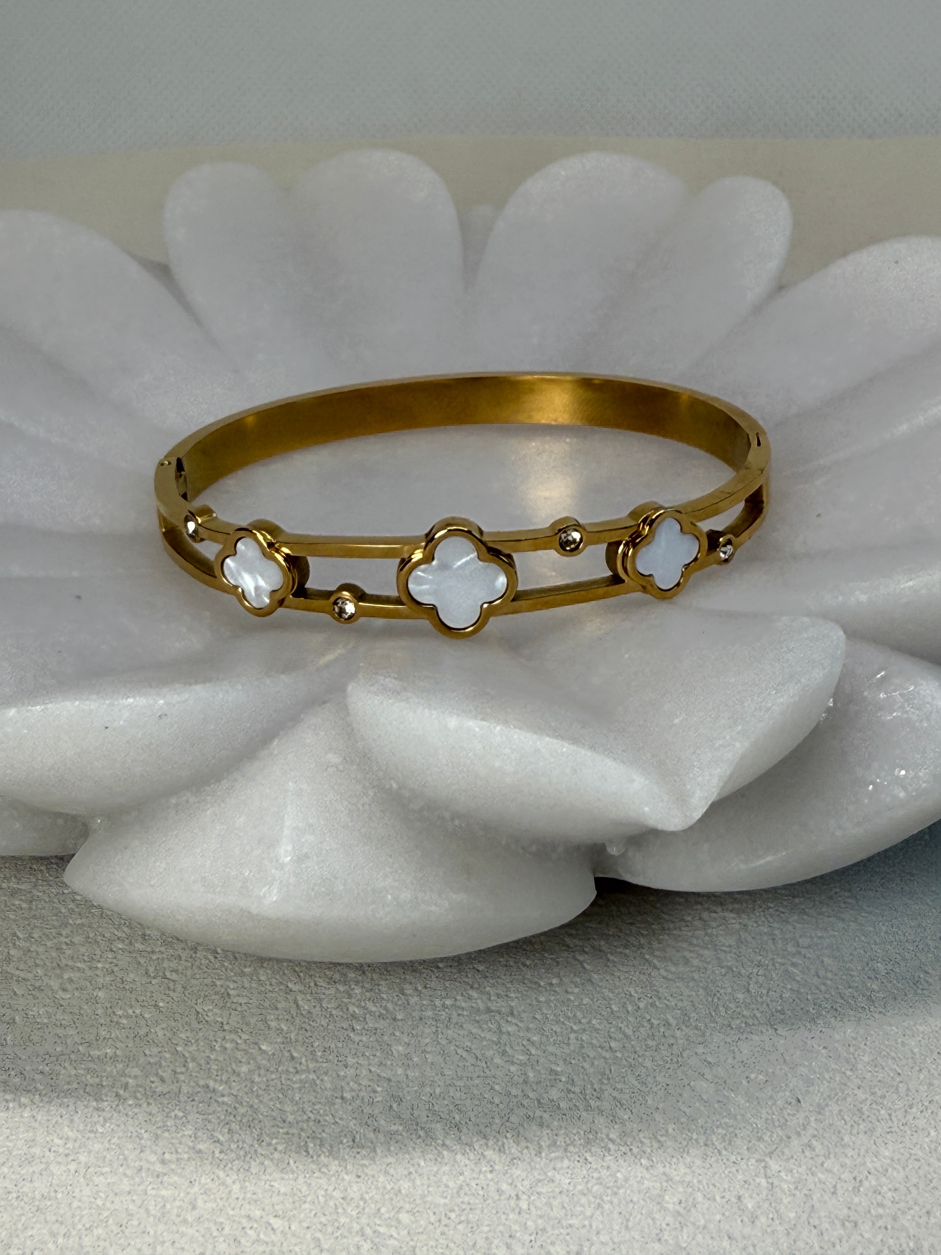 18K Gold Plated Stainless Steel Bangle