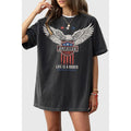 AMERICAN COWBOY OVERSIZED MINERAL GRAPHIC TEE