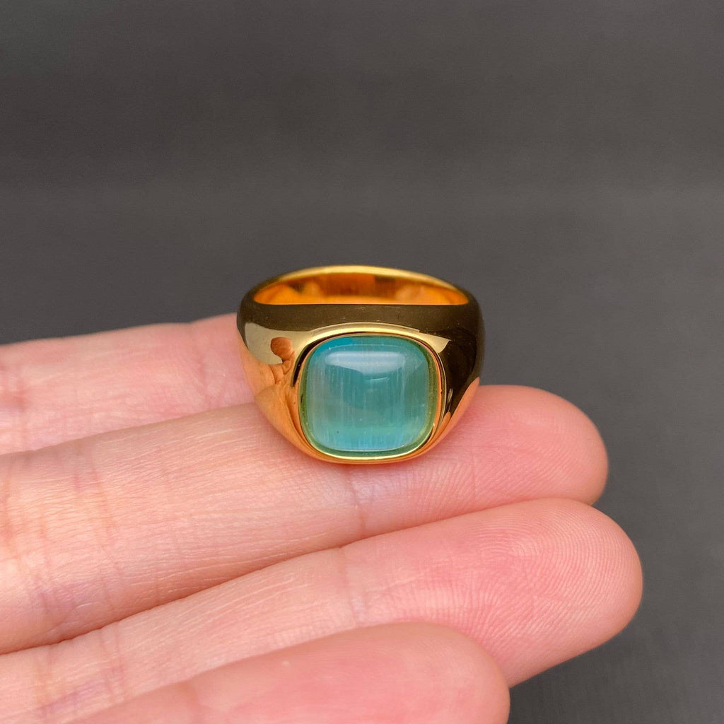 Cat's Eye Stone Ring