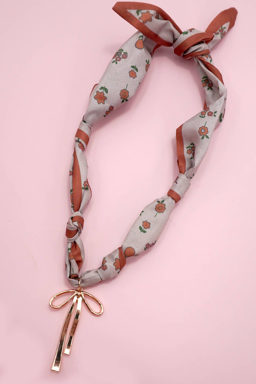 HANDMADE SCARF CHARM NECKLACE (Multi Styles)