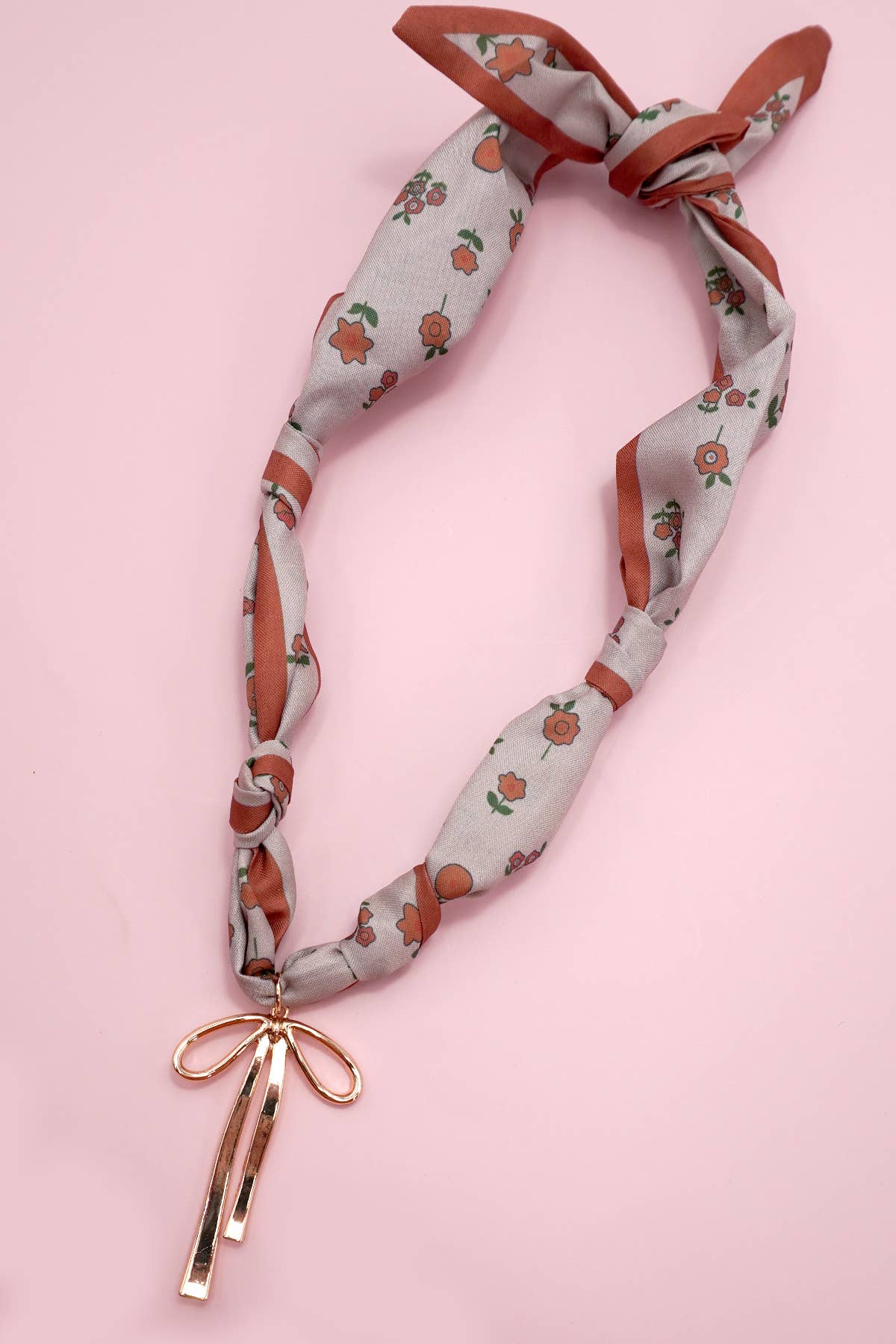 HANDMADE SCARF CHARM NECKLACE (Multi Styles)